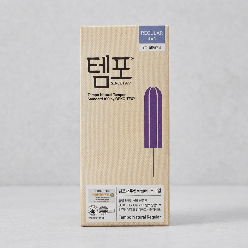 템포 탐폰, 레귤러, 8개입, 2개