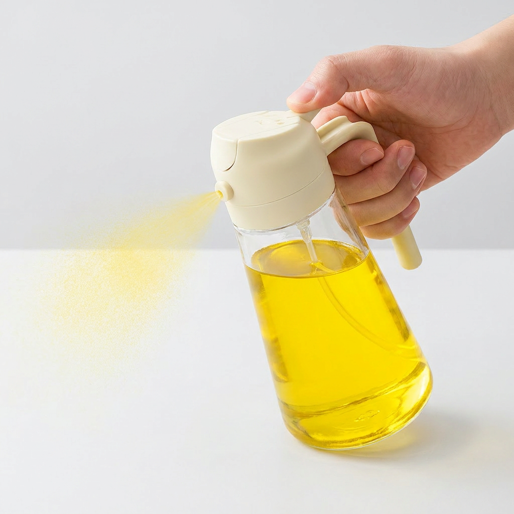 생활명가 오일 스프레이 오일병 디스펜서, 470ml, 1개