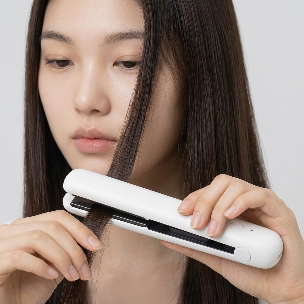 휴대용 여행용 무선 미니 고데기, MDJ-001M, 화이트, 1개
