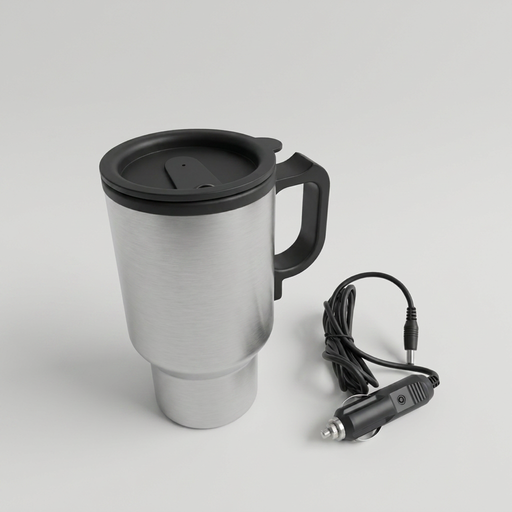 던롭 스테인리스 차량용 전기포트 카포트, 12v, 1개