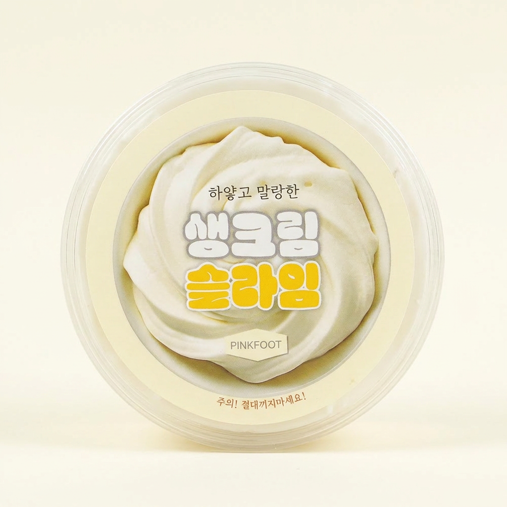 생크림 슬라임, 164g, 1개