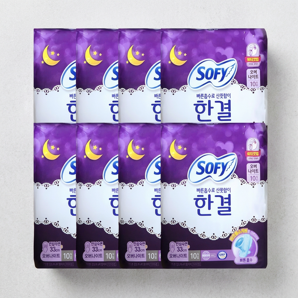 쏘피 바디피트 한결 오버나이트, 10개입, 8개