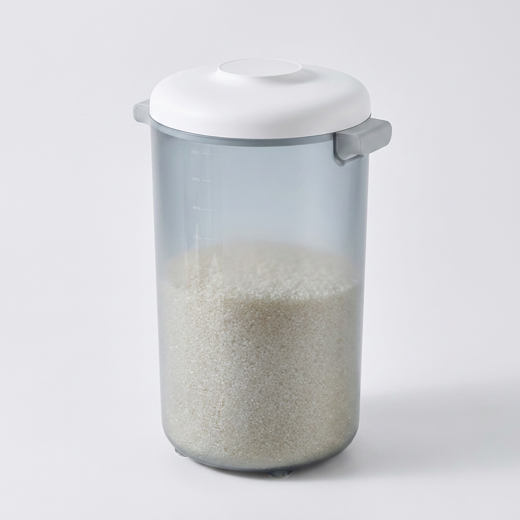 보만 무선 진공쌀통, VR2210W, 투명, 20kg, 1개
