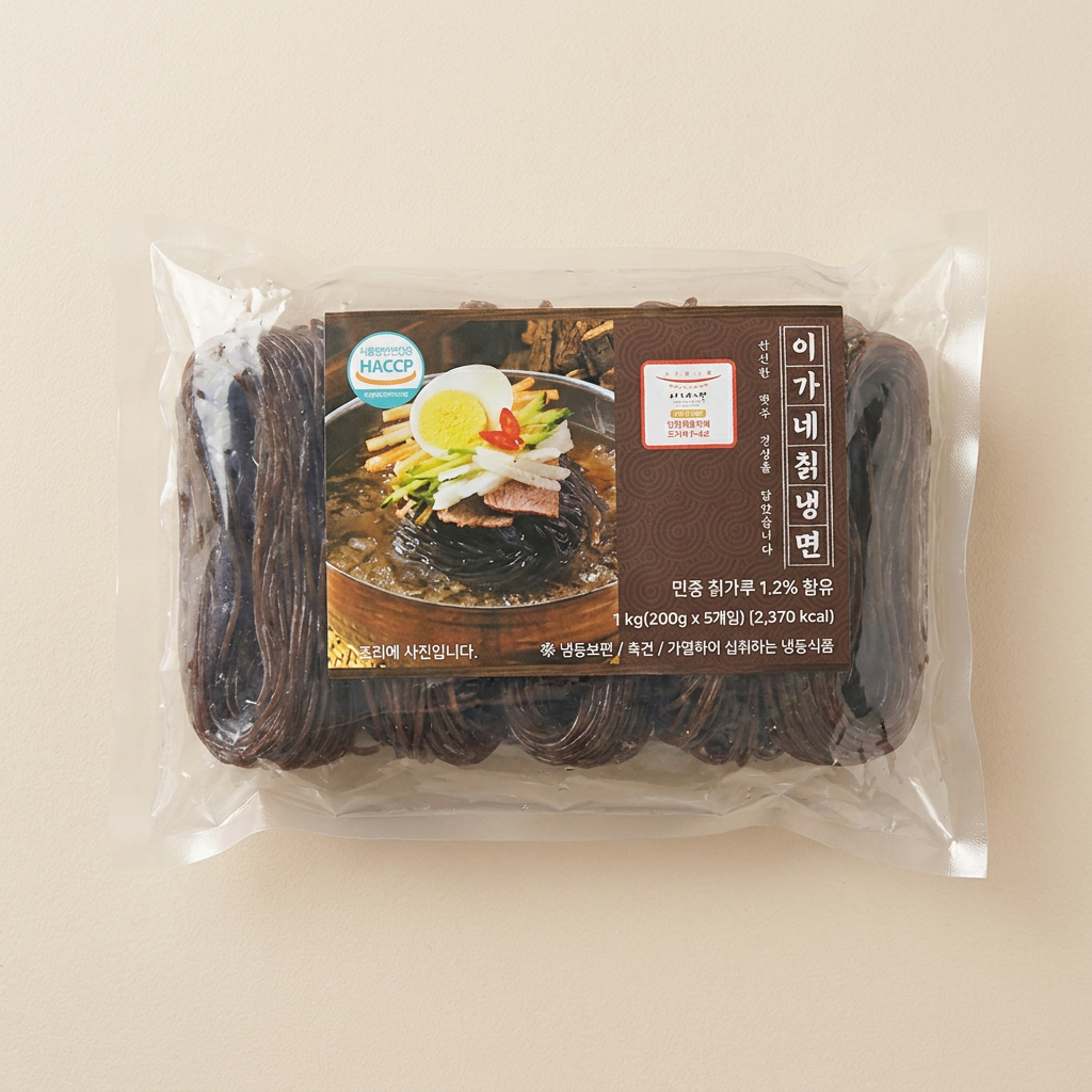 이가네 칡냉면, 200g, 5개입, 1개