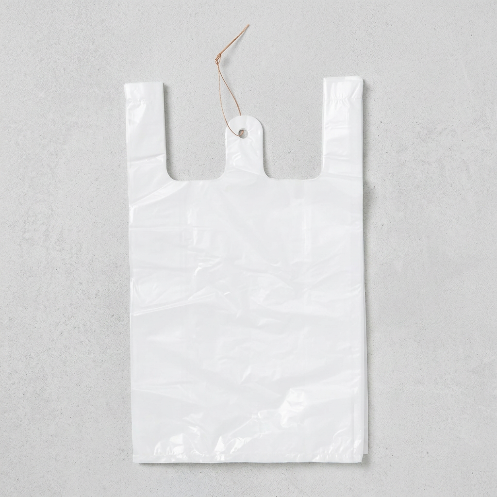 비닐봉투, 흰색, 200P, 19.5cm, 1개