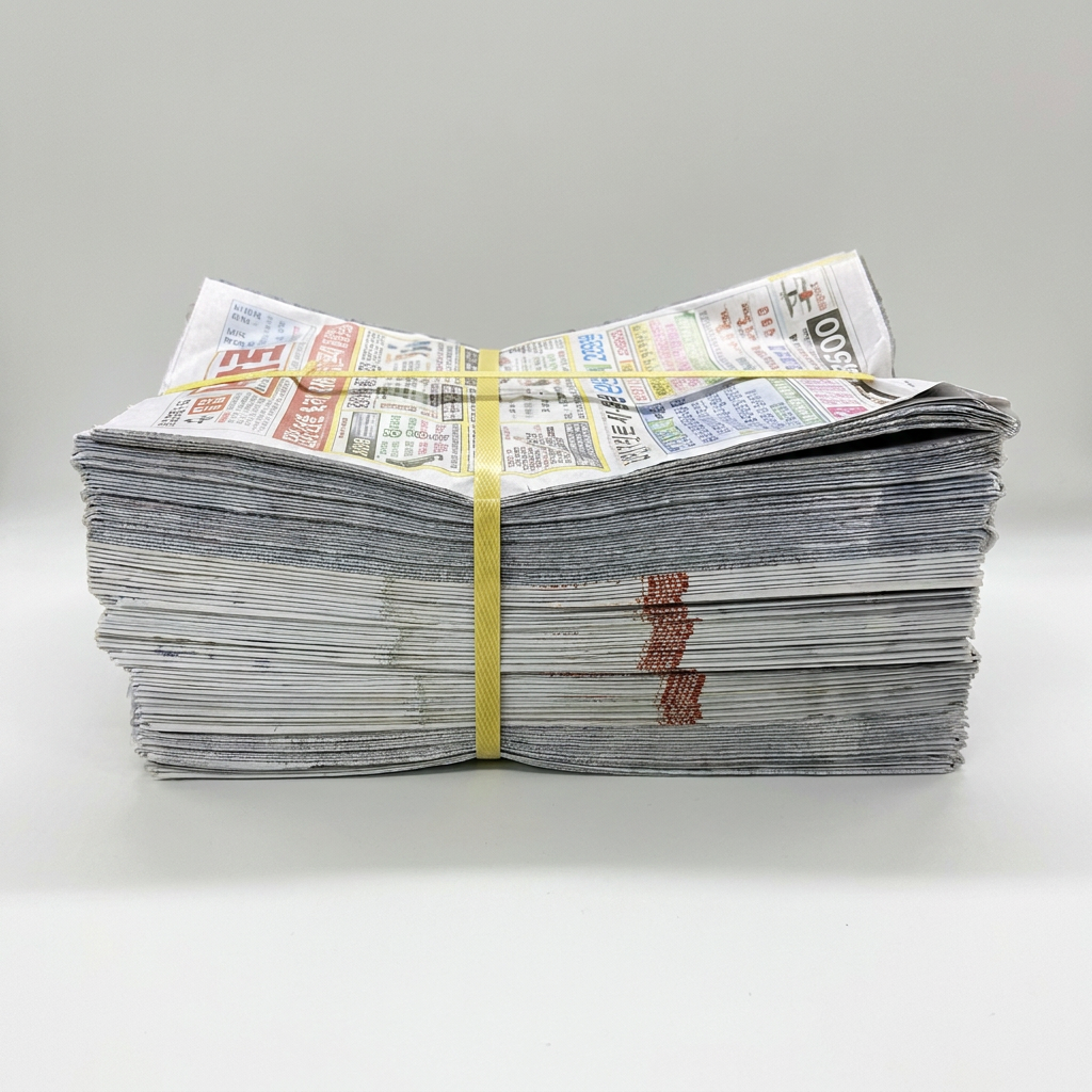 깨끗한 새 신문지 10kg 교차로 사이즈, 포장용 종이완충재, 1개