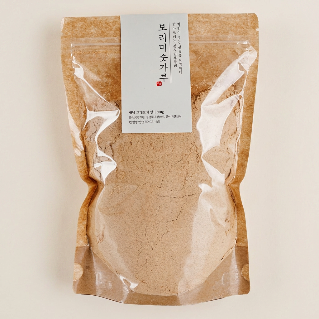 정직한부부 보리미숫가루, 500g, 1개
