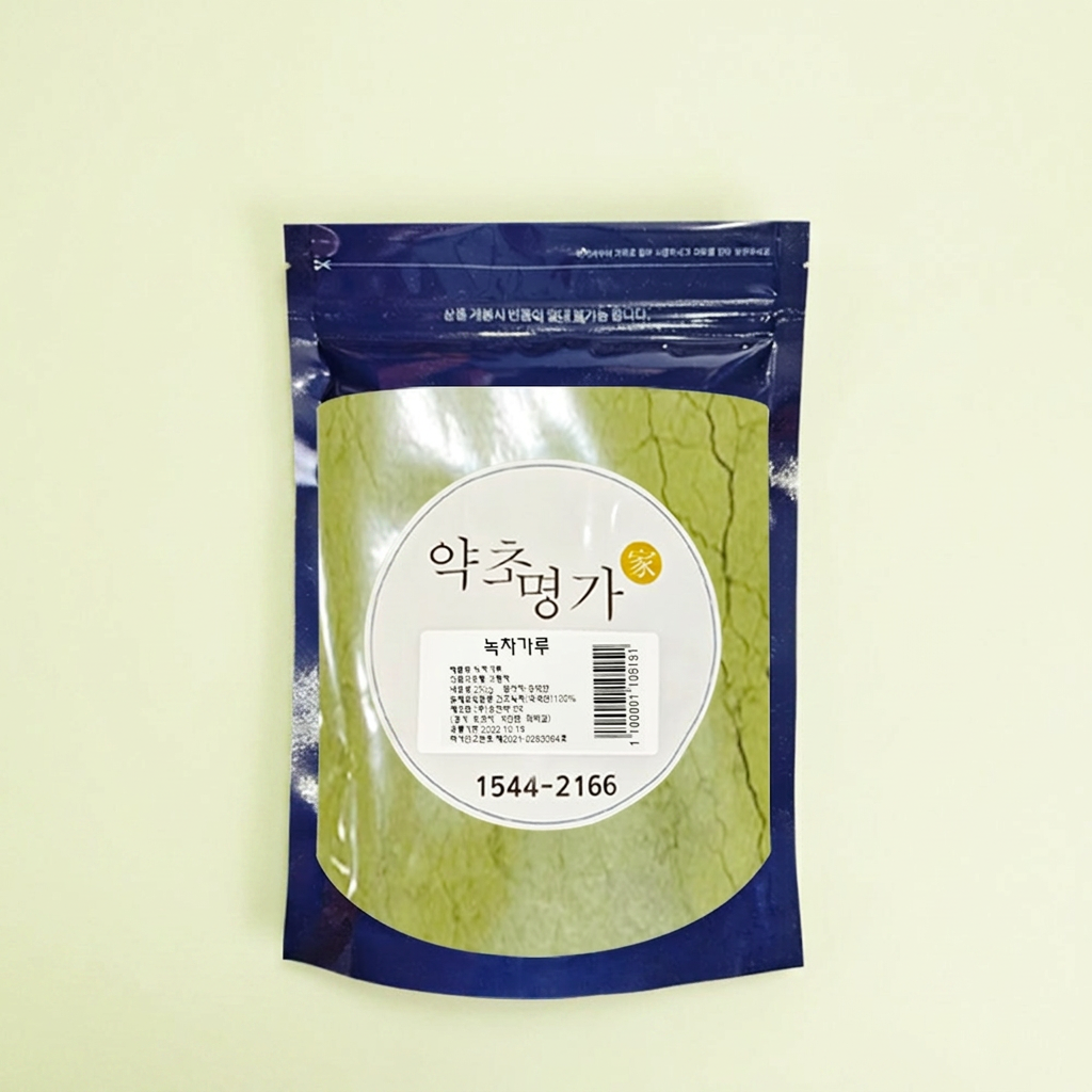 약초명가 녹차분말, 250g, 1봉