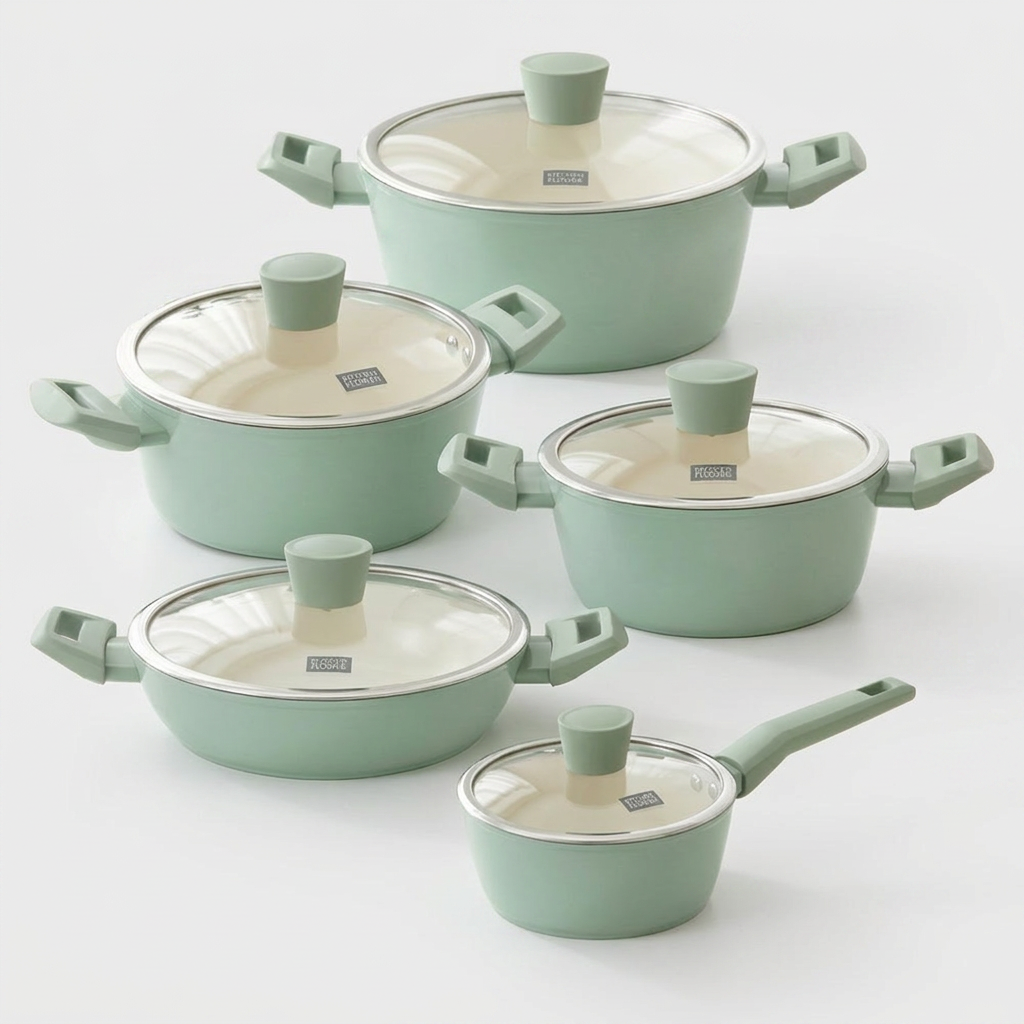 키친플라워 그린애플 인덕션 냄비 5종 세트, 편수18cm, 양수20cm, 양수22cm, 양수24cm, 전골24cm, 1세트 가격 추이 키친플라워 그린애플 인덕션 냄비 5종 세트, 편수18cm, 양수20cm, 양수22cm, 양수24cm, 전골24cm, 1세트 - 최저가 86,500원