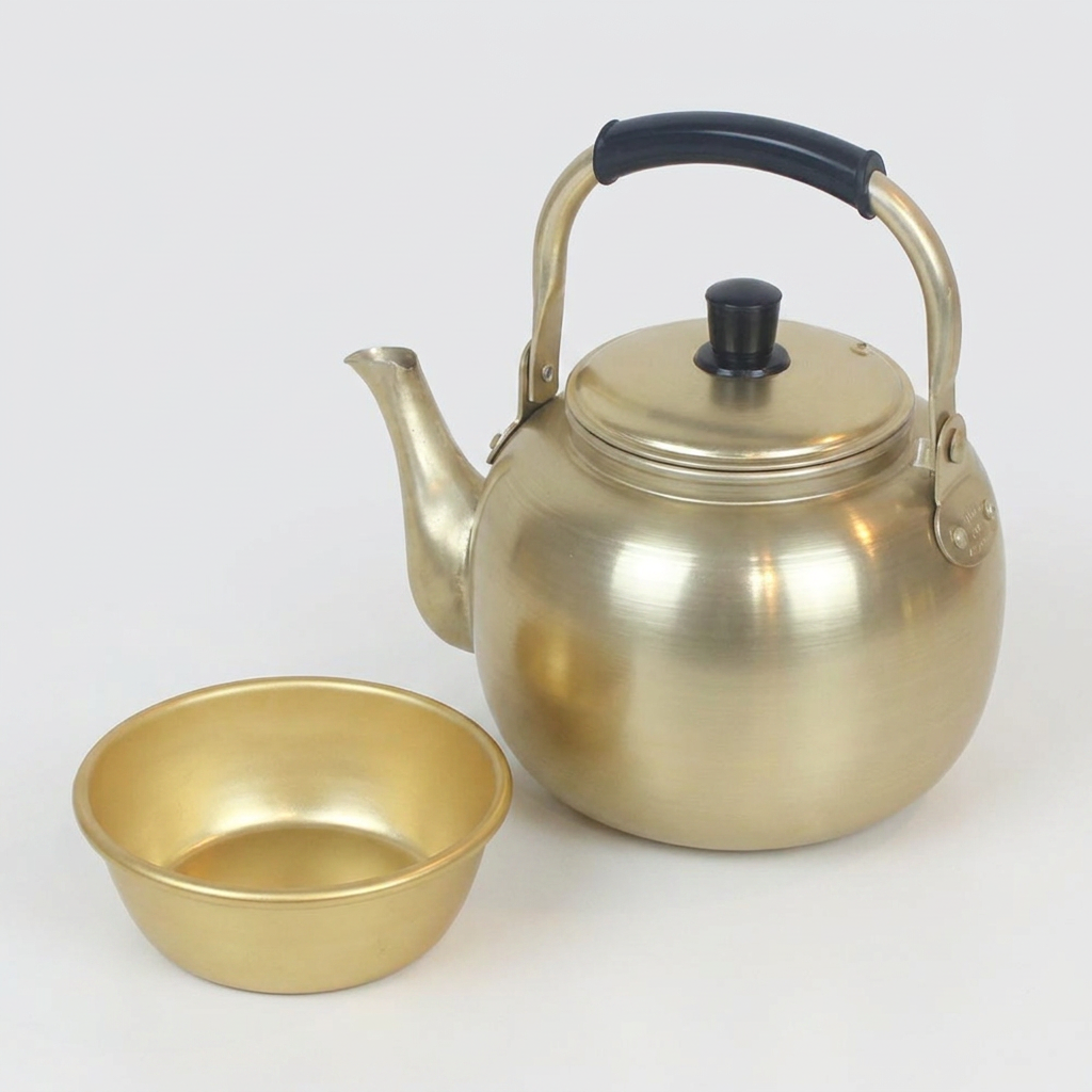 양은 주전자 막걸리잔, 황 주전자, 1L, 1개