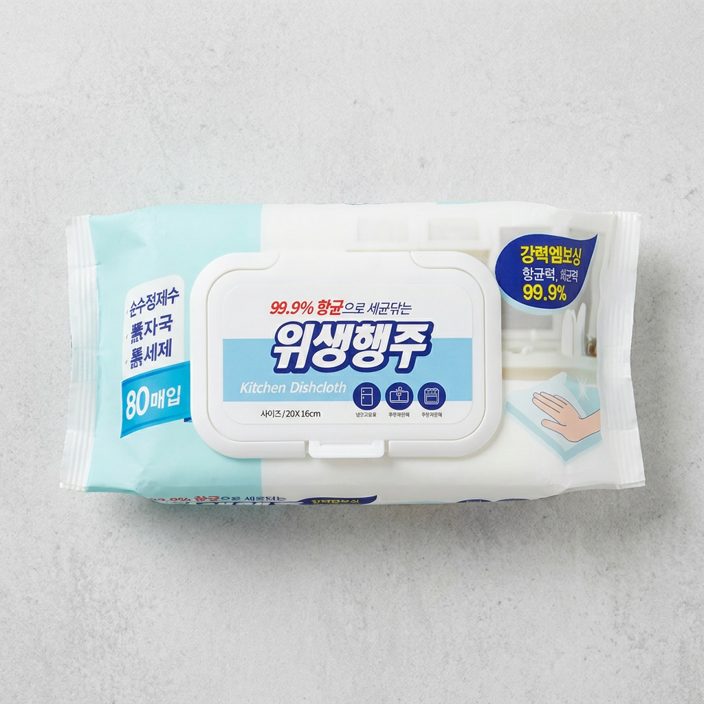 샤인 위생행주, 80매입, 5개