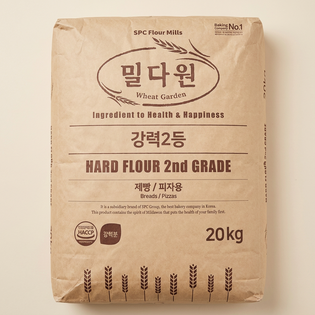 밀다원 강력2등급 밀가루, 제빵전용, 20kg, 1개