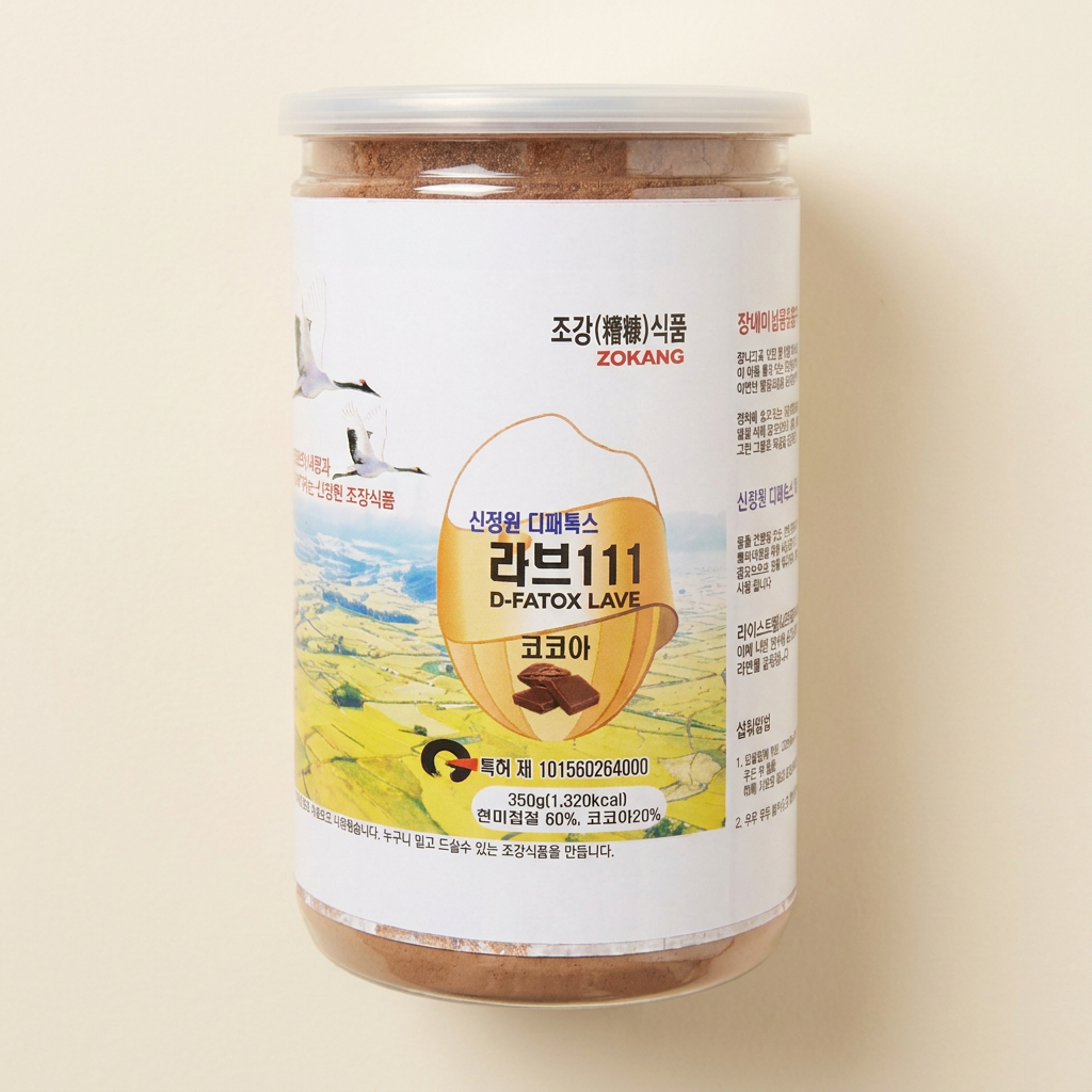 조강식품 신정원 디패톡스 라브111 코코아분말, 350g, 1개