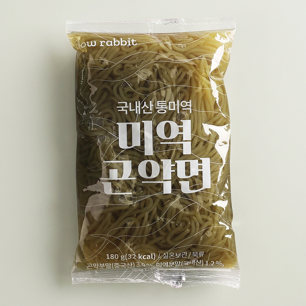 슬로우래빗 미역 곤약면, 180g, 30개