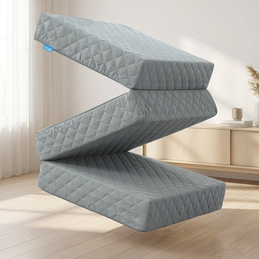 블루몽 트랜스폼 3단 매트리스, 그레이, 슈퍼싱글, 10cm