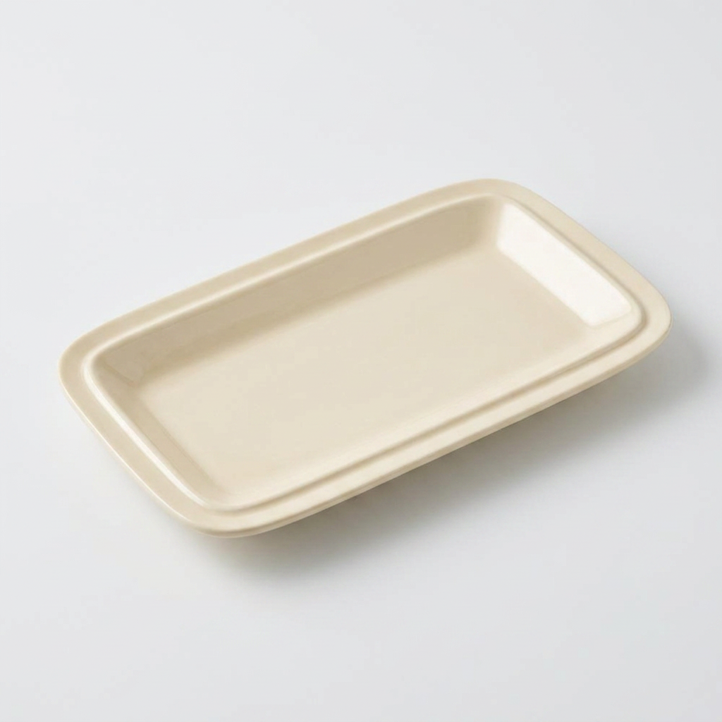 메종오브제 코지 직사각 접시, 그레이, 27cm, 1개