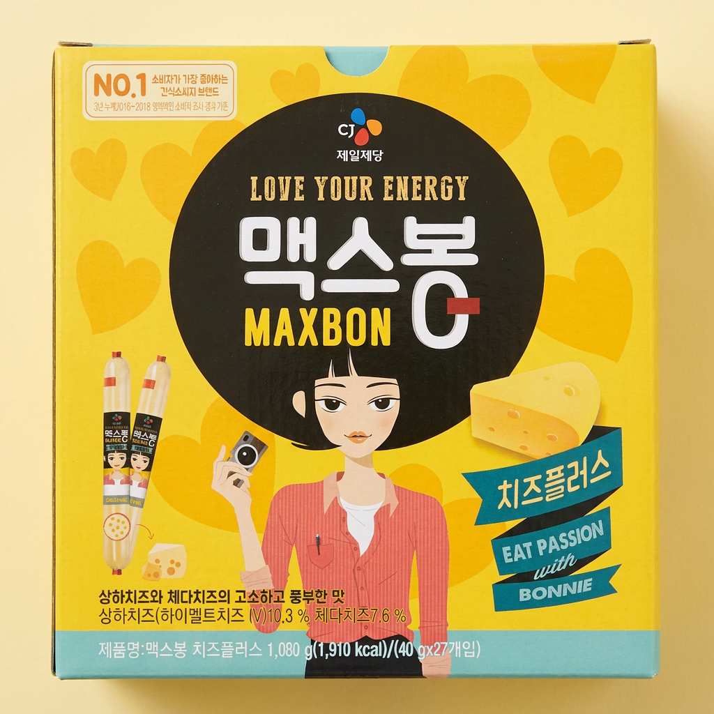 CJ맥스봉 치즈 플러스, 40g, 27개