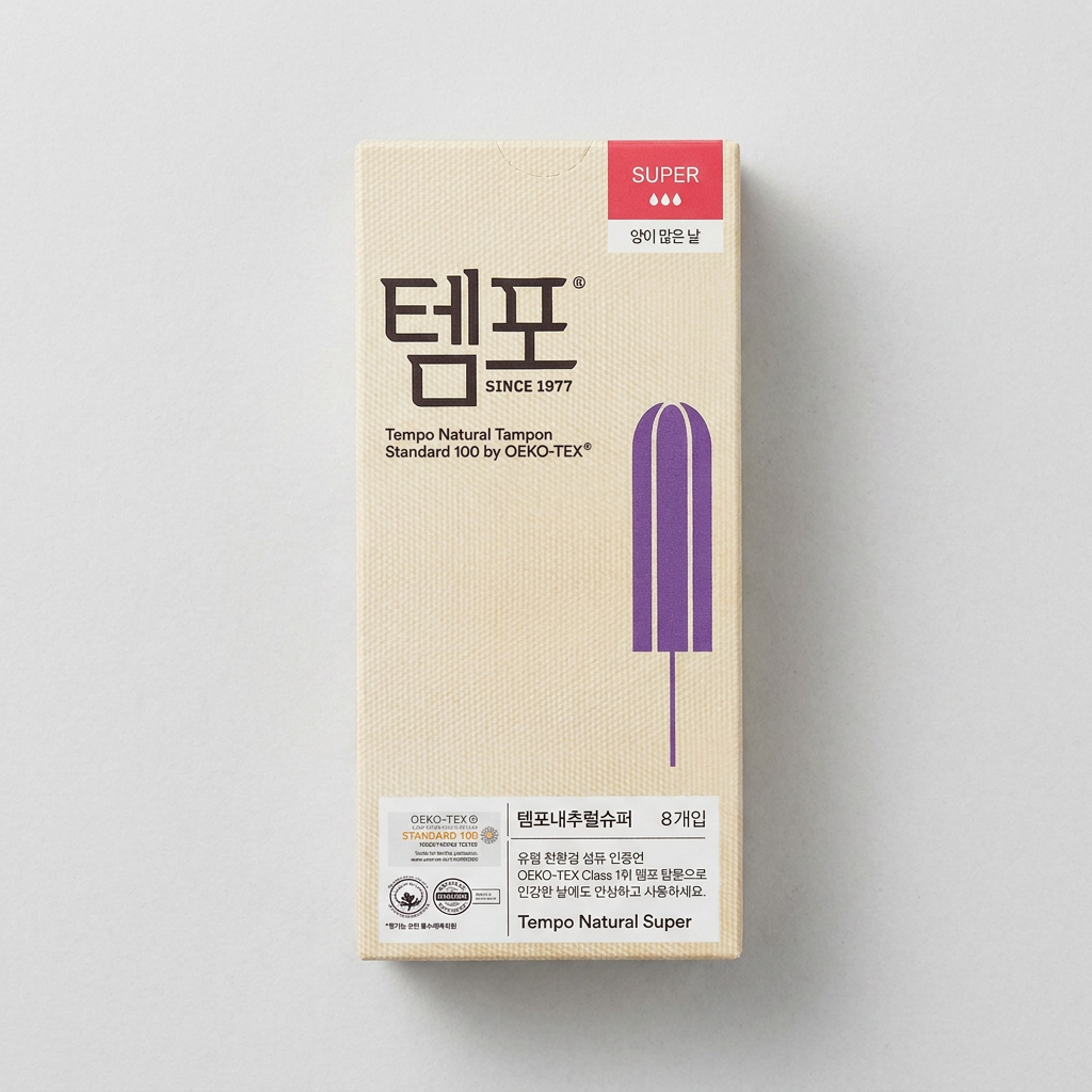 템포 탐폰, 슈퍼, 8개입, 3개