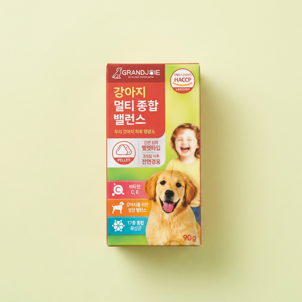 그랑조아 강아지 멀티 종합 밸런스, 종합영양제, 2병