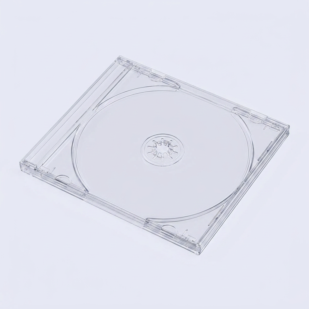밀레니엄 CD케이스 경질 투명 슬림, 10개