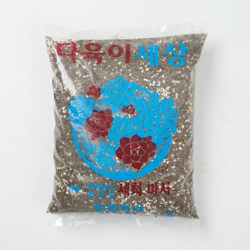 원예용품 다육이 마사토 영양 분갈이 흙, 2L, 1개