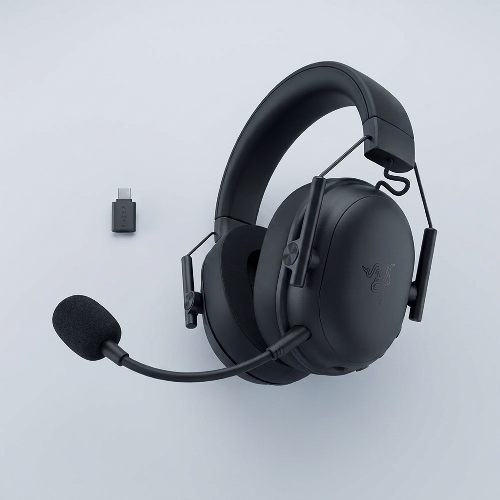 RAZER BLACKSHARK V3 X HYPERSPEED WIRELESS ESPORTS HEADSET, 블랙