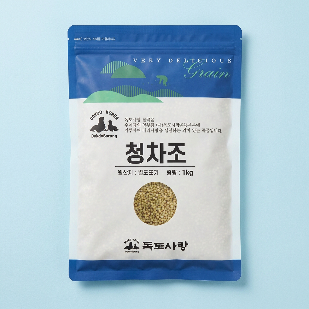 독도사랑 청차조, 1개, 1kg