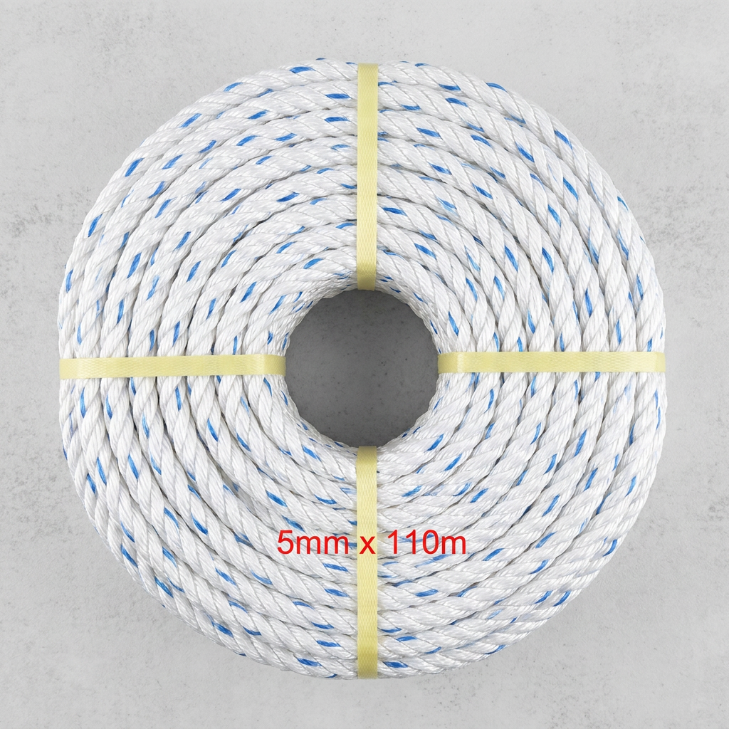 배표 PP 로프, 5mm, 110m, 1개