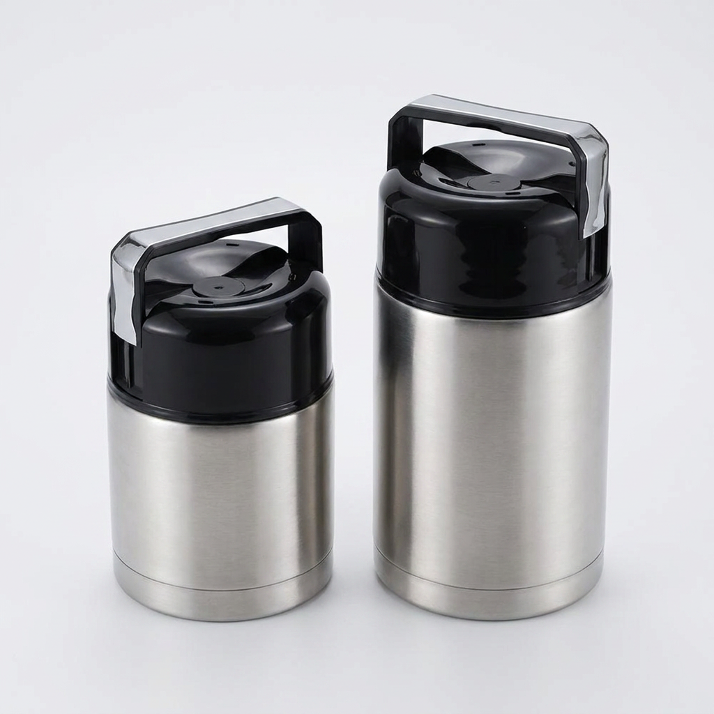 네이쳐리빙 스텐316 보온보냉 대용량 도시락 죽통, 800ml, 1개