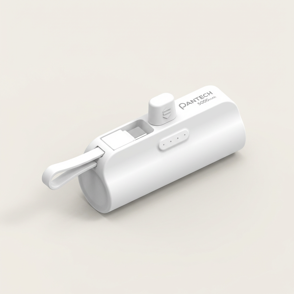 팬택 듀얼 C타입 2in1 도킹형 보조배터리, USR-BATS5000, 5000mAh, 화이트, 2개