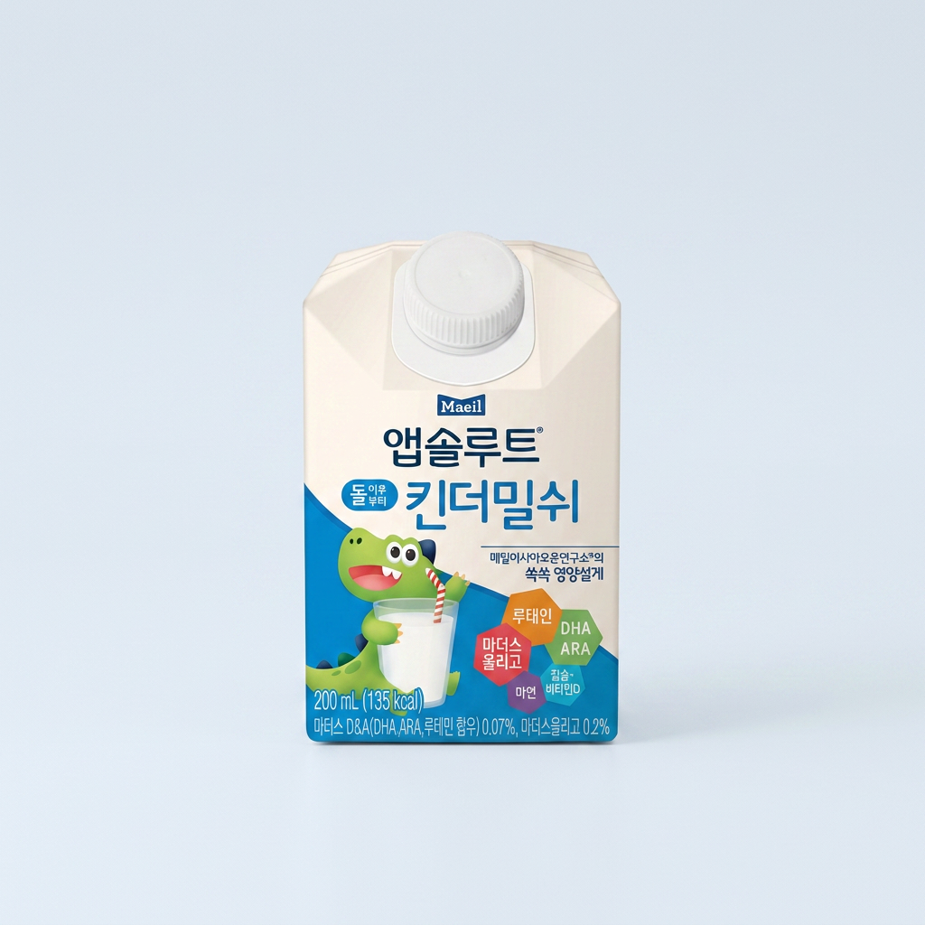 앱솔루트 킨더밀쉬, 200ml, 24팩