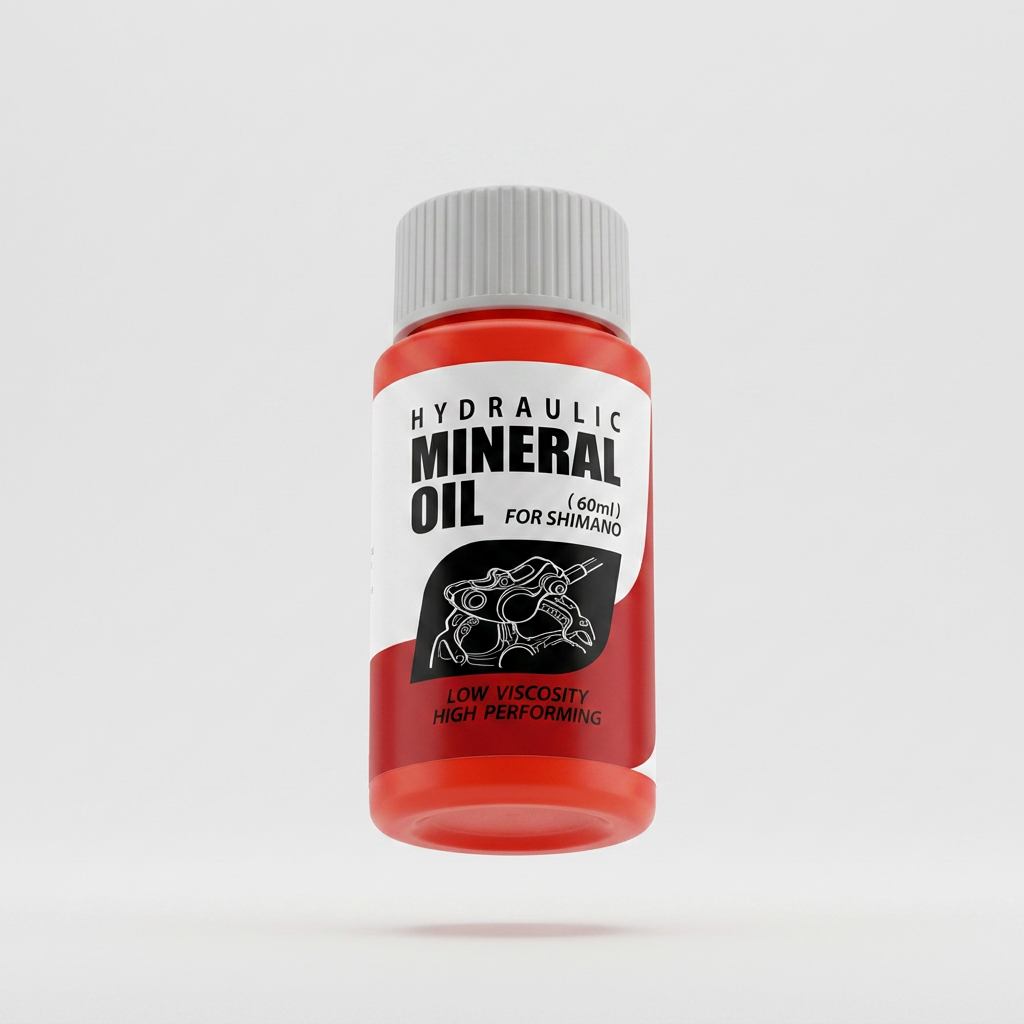 EZmtb 유압식 브레이크오일 미네랄 오일, 레드, 60ml, 1개