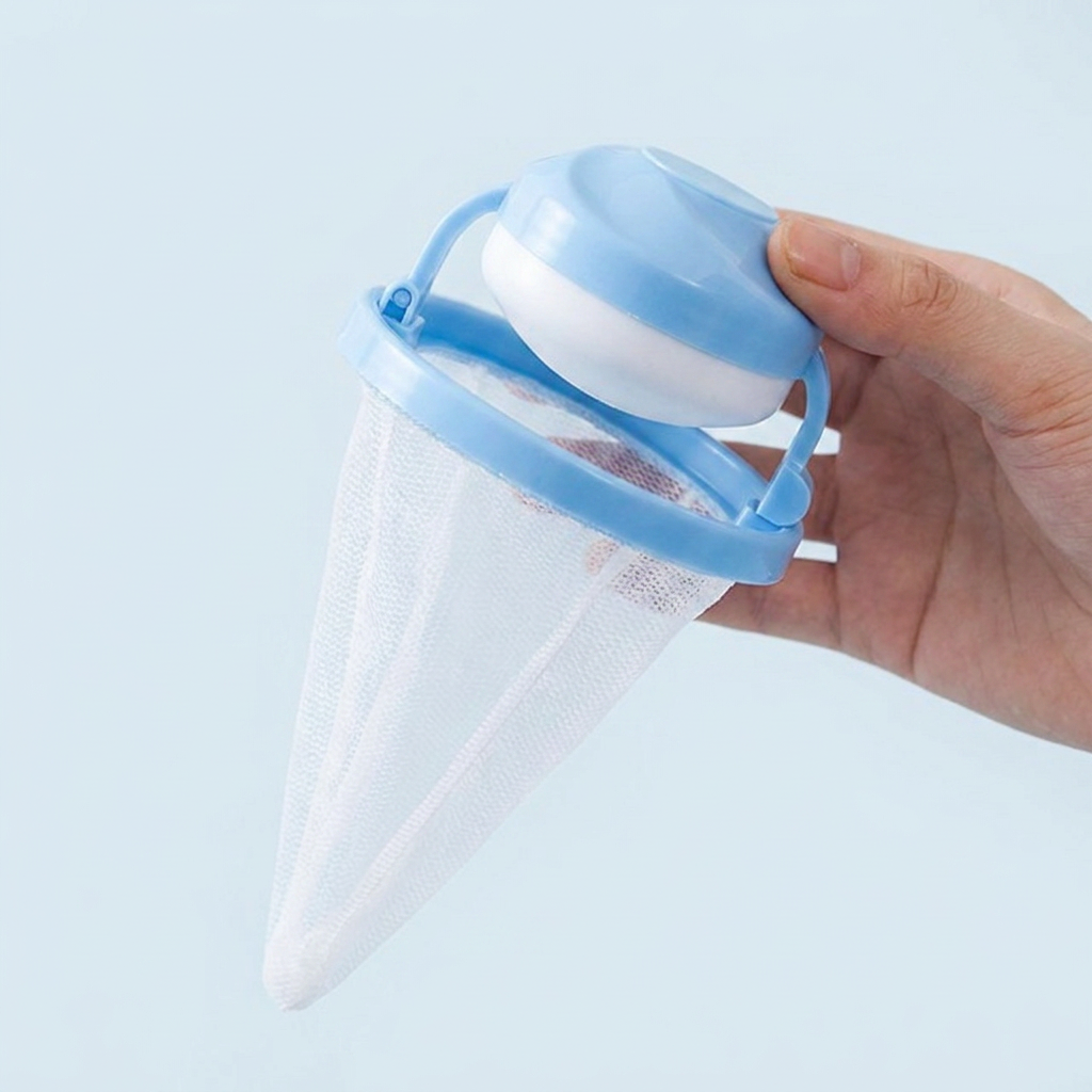 세탁기 통돌이 먼지망 필터, 핑크, 1개
