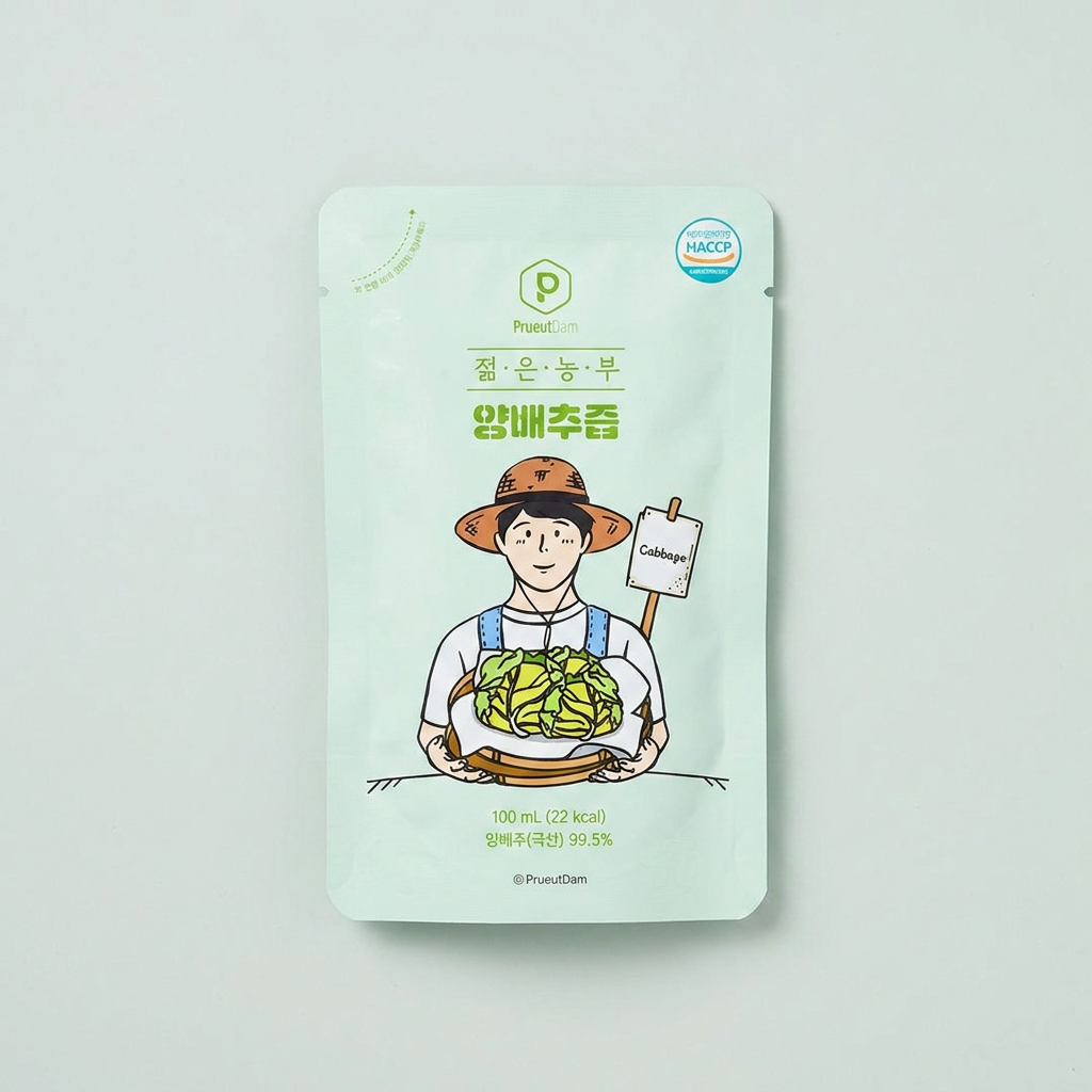 푸릇담 젊은농부 양배추즙, 100ml, 30팩