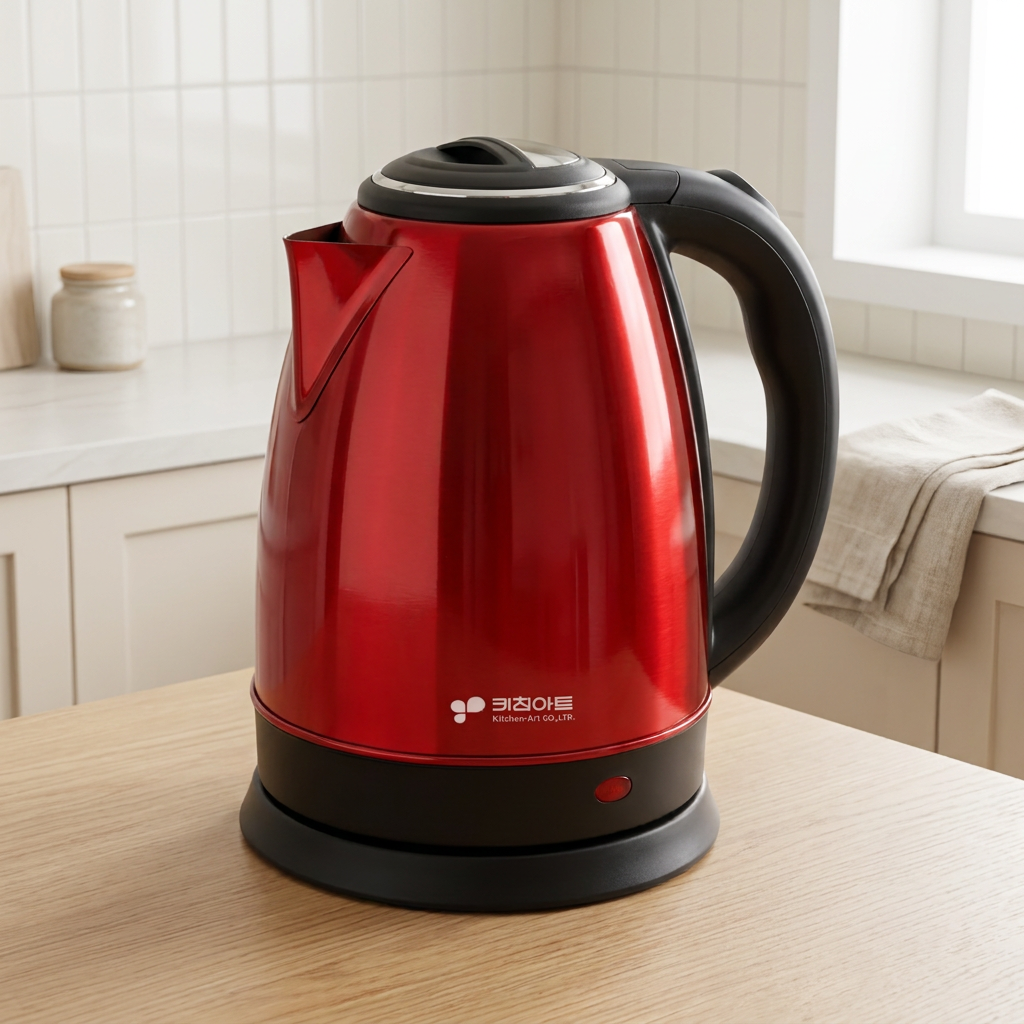 키친아트 전기 주전자, 레드, 1.8L, 1개