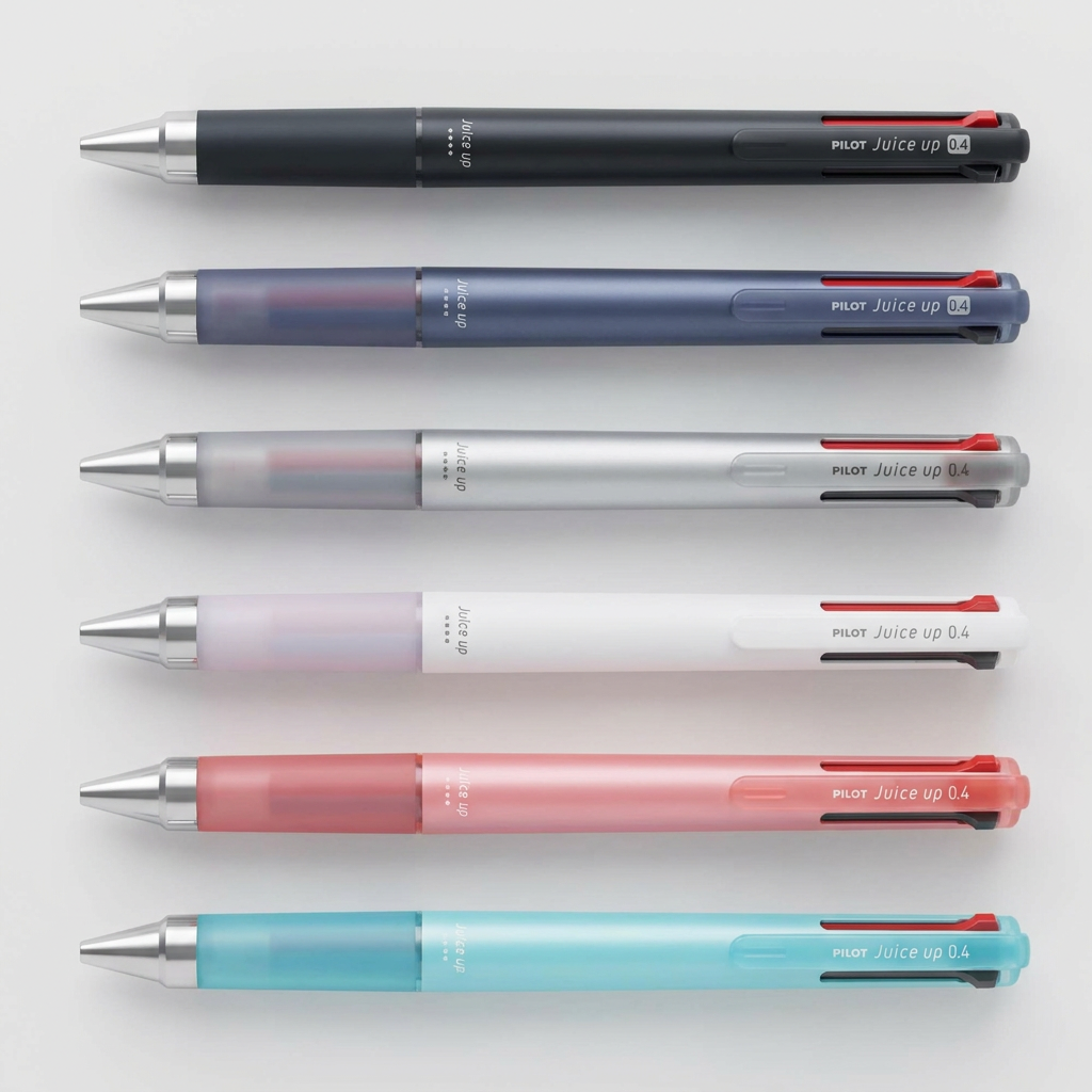 PILOT 쥬스업다색볼펜 LPTRF-10S4, 0.4mm, 4색, 1개 상품 이미지