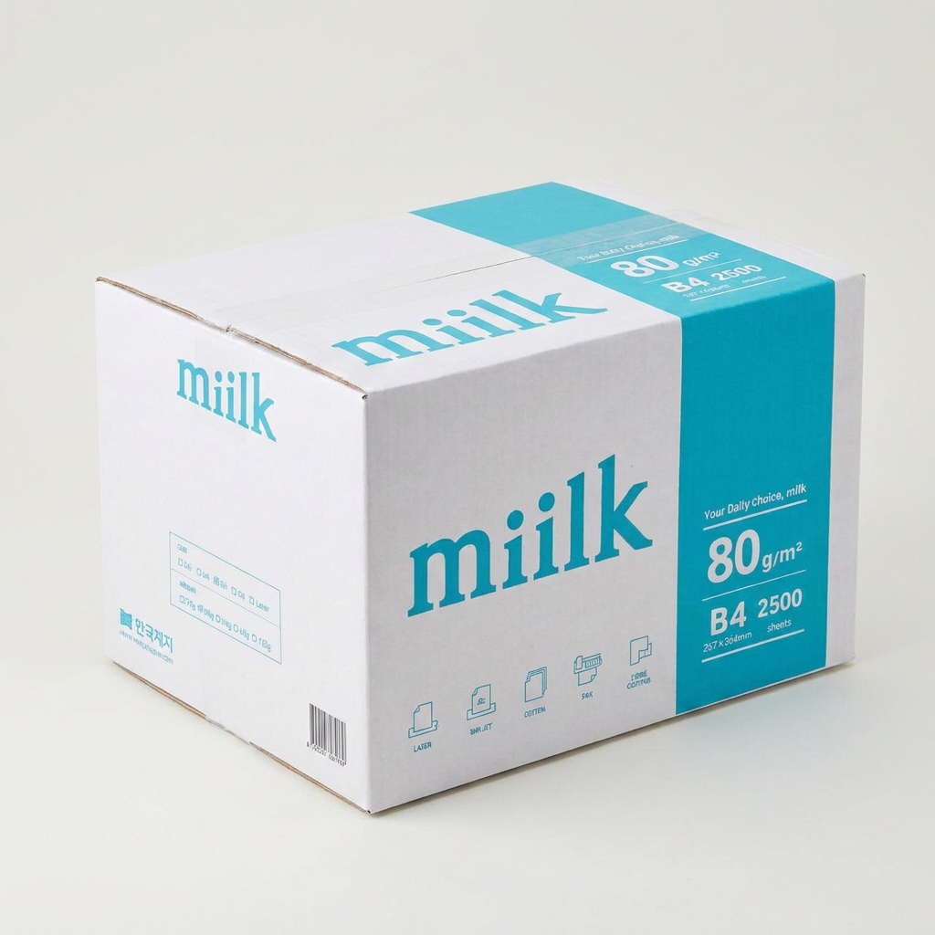 한국제지 밀크 B4, 80g, 500매