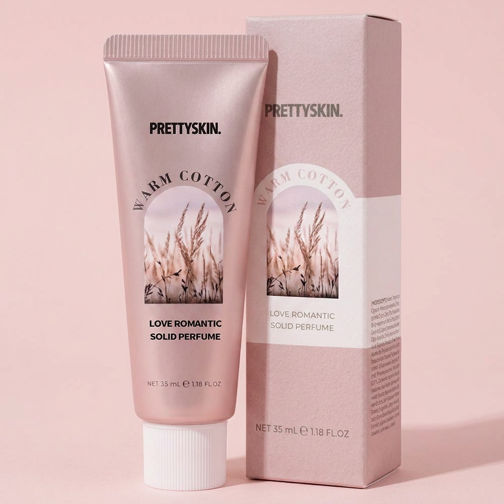 프리티스킨 로맨틱 고체향수, 웜코튼, 35ml, 1개
