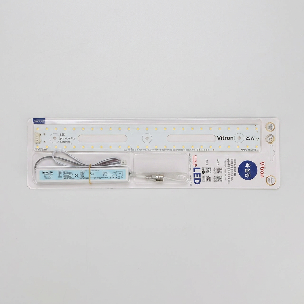 비트콘 LED 모듈 욕실등, 25W, 주백색, 418x47, 1개