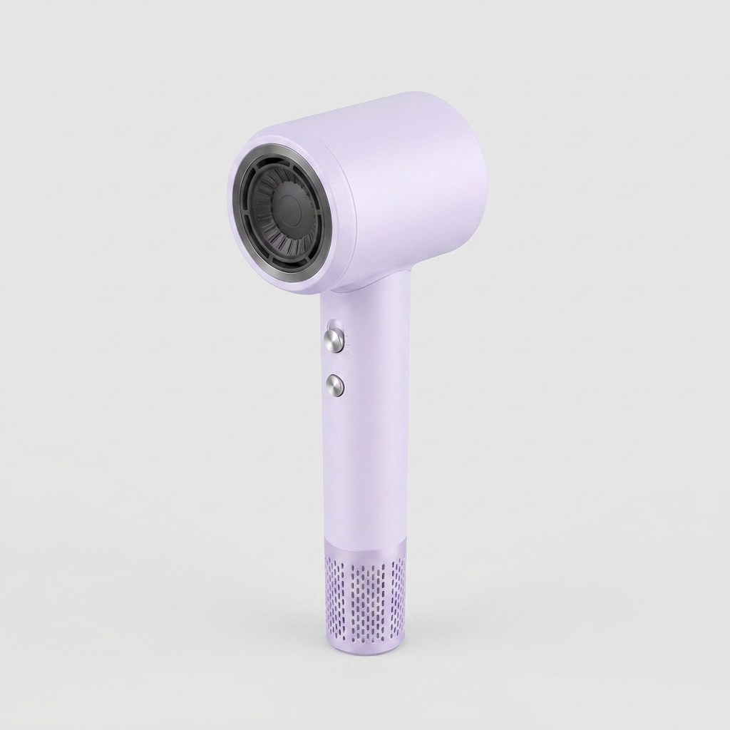 혼스 헤어 드라이어 에어리움 BLDC 초고속 항공모터, HSHD-1800, 1800W, 퍼플, 1개