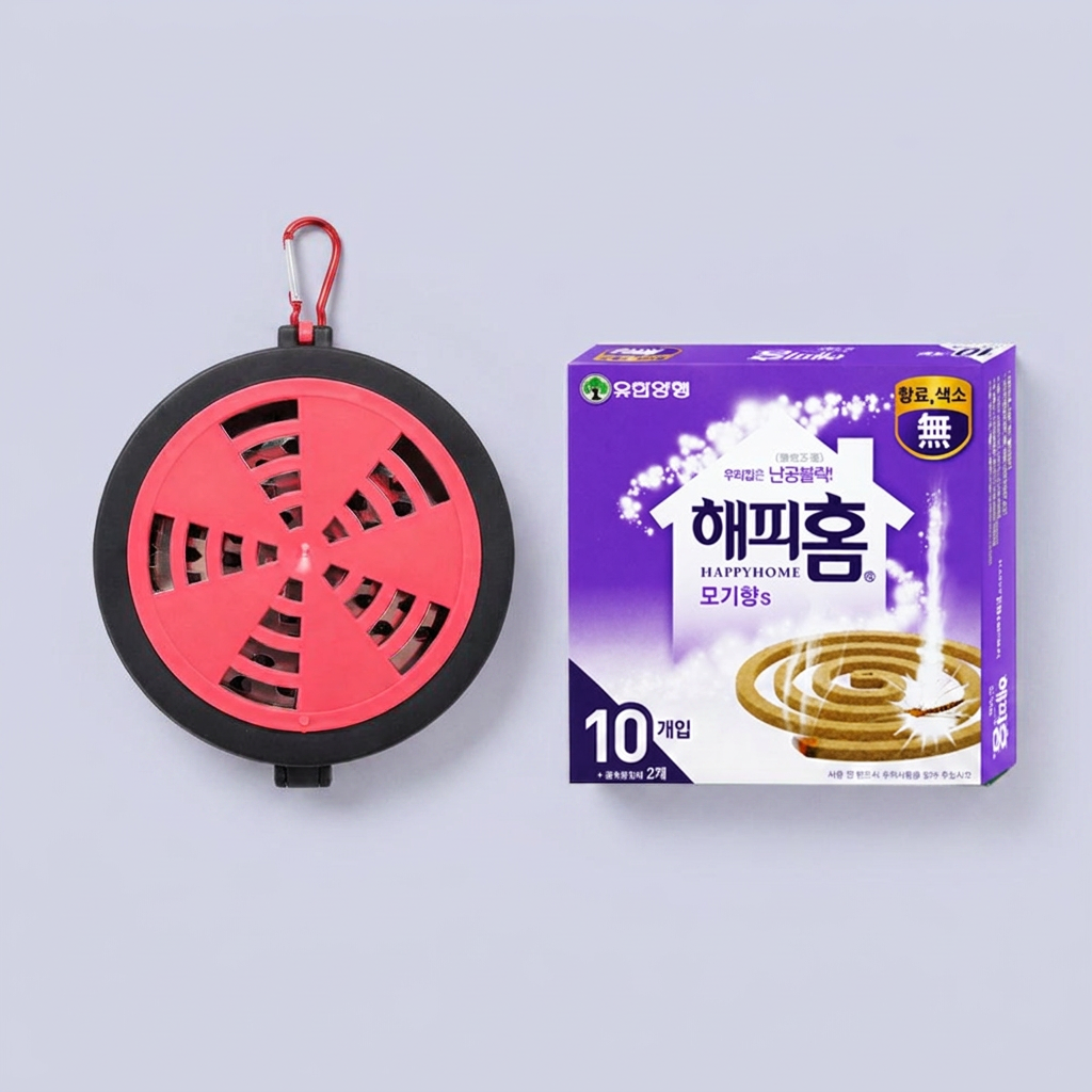 모기향 케이스, 레드, 케이스 1개 + 모기향 1개, 1개