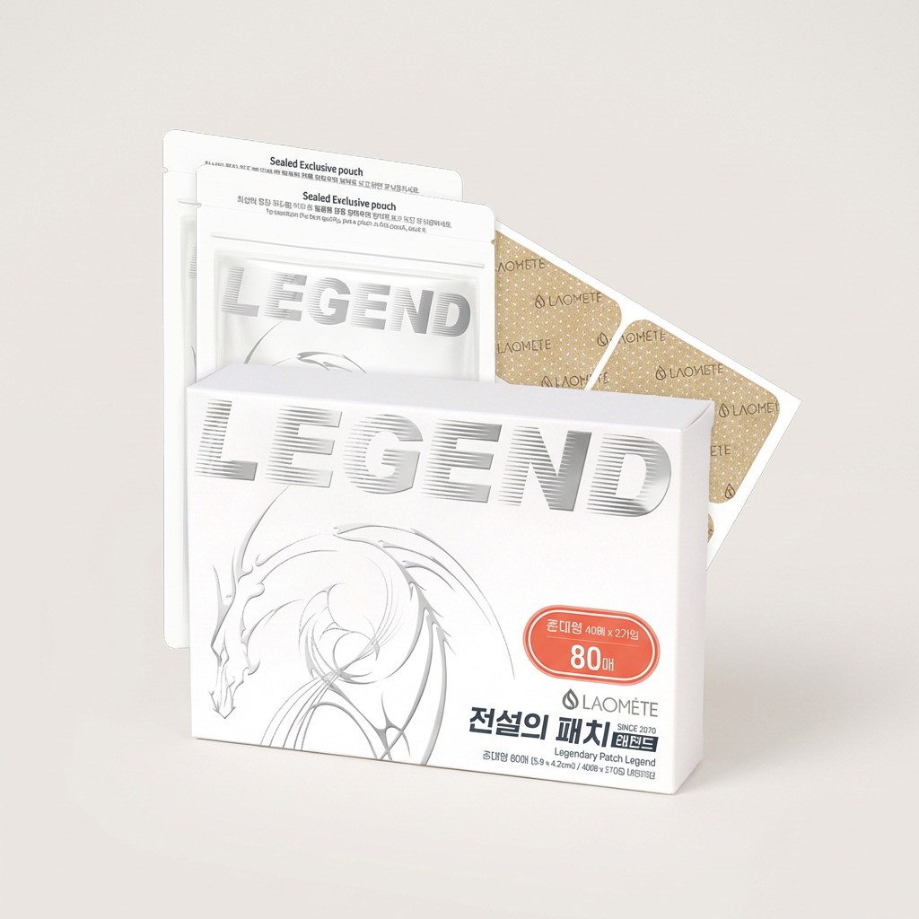 라오메뜨 전설의패치 레전드, 준대형, 40매, 2개