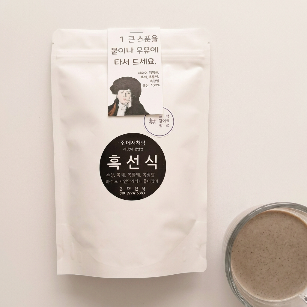 흑선식 하수오가 든 블랙푸드, 500g, 1봉