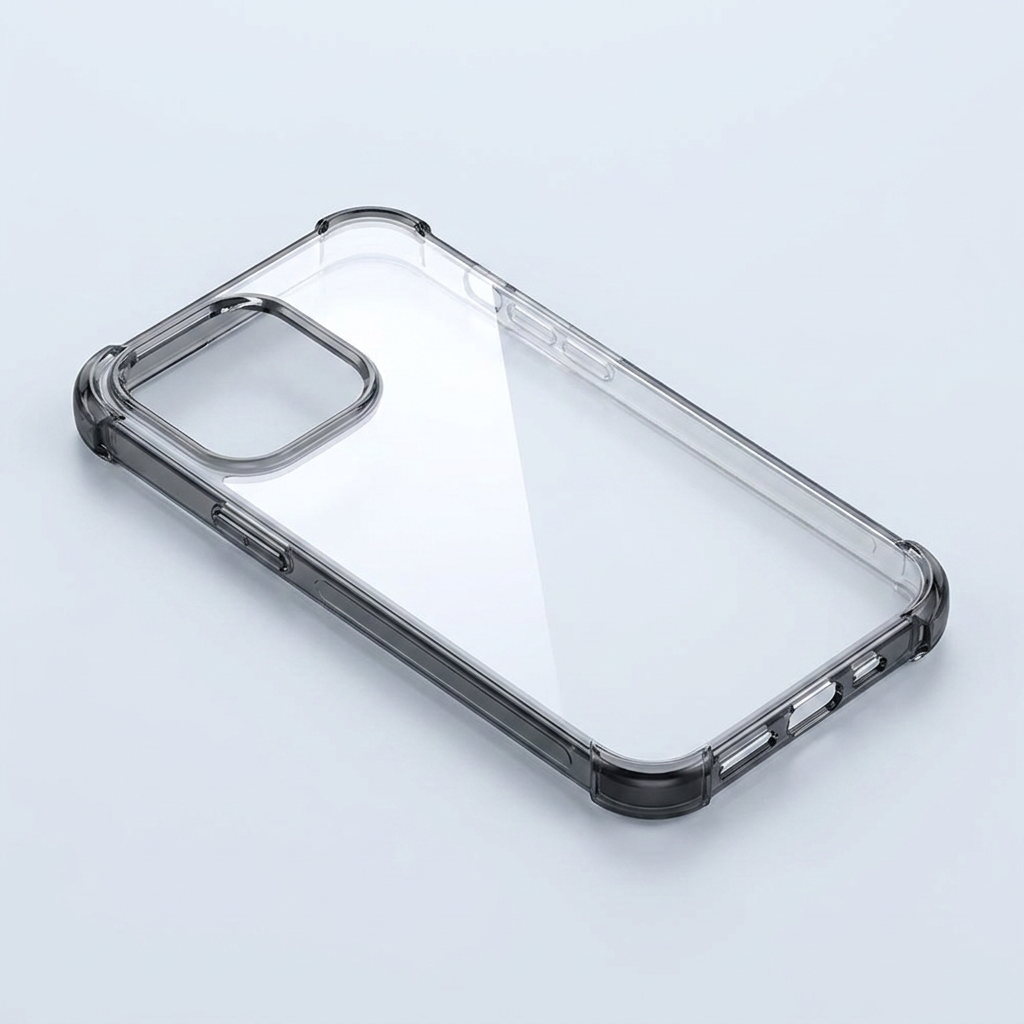 LCM 아이폰 TPU 투명 범퍼 케이스, 아이폰 13 Pro, 2개, 1개