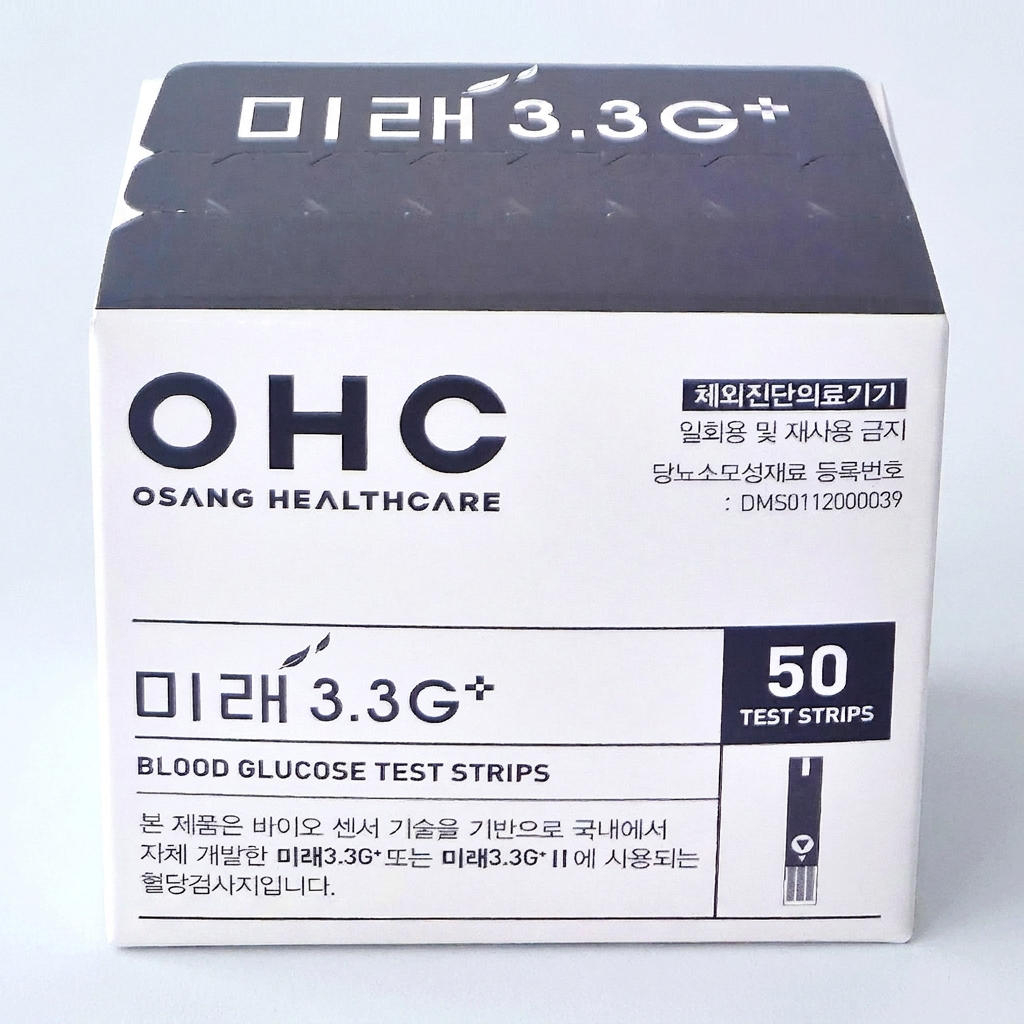 OHC 미래3.3G 플러스 혈당시험지, 50매입, 1개