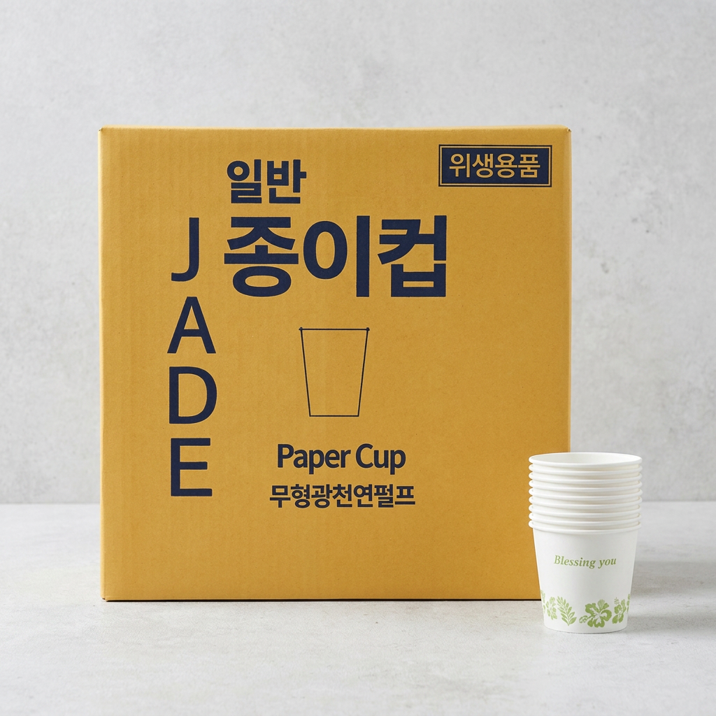 제이드종이컵, 184ml, 1000개