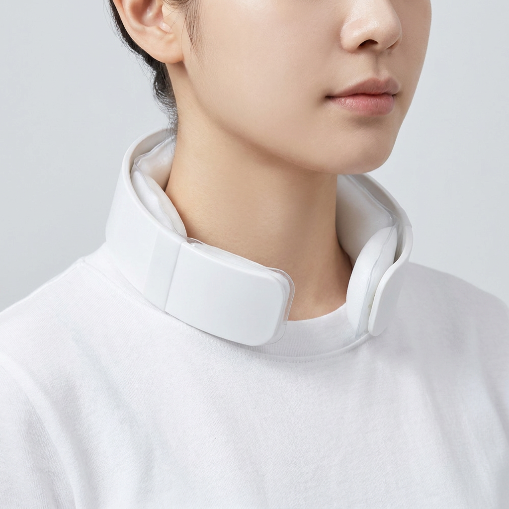COOL 넥 쿨링 쿨 넥밴드 아이스 얼음 목걸이, 화이트, 1개