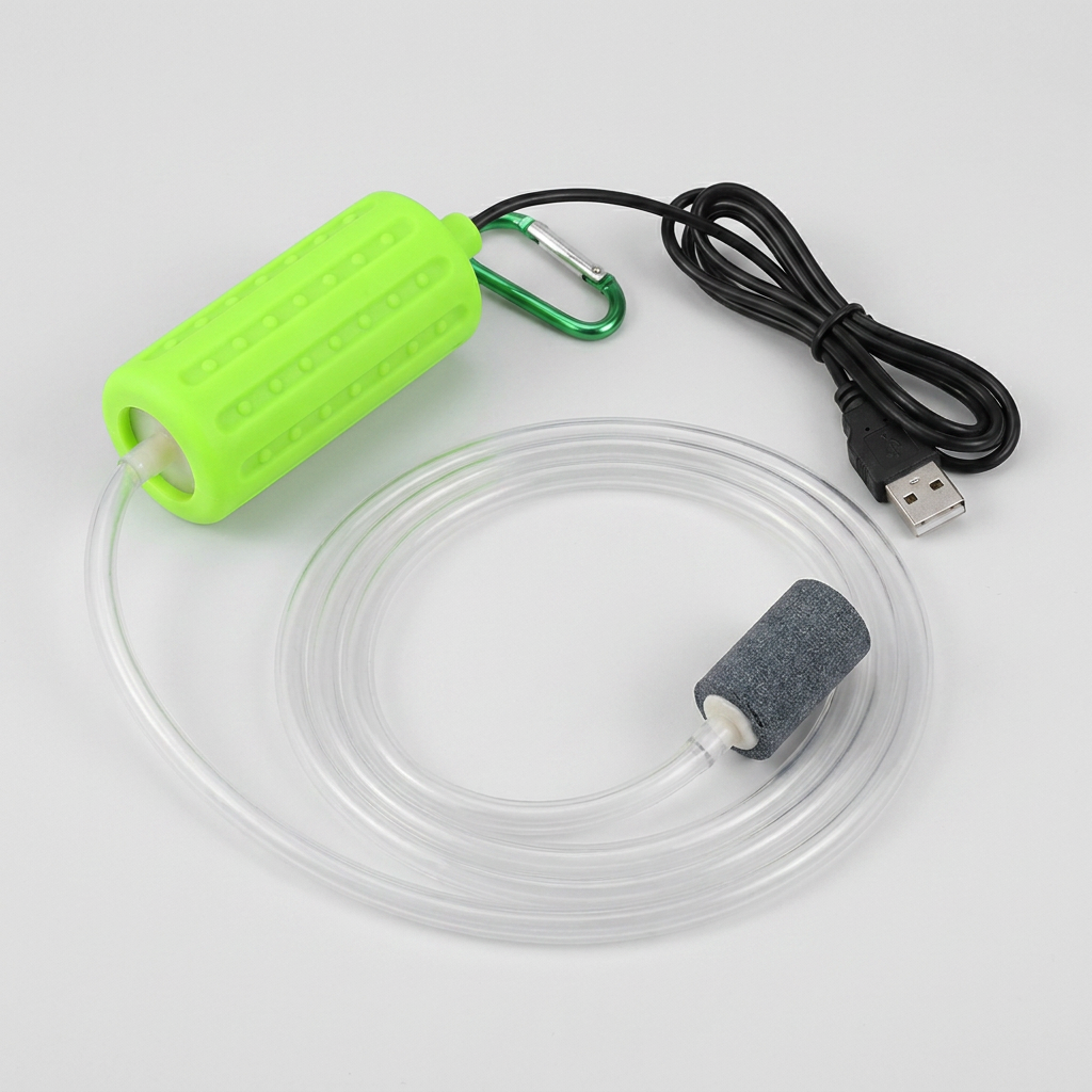 USB 휴대용 낚시 기포기, 1개