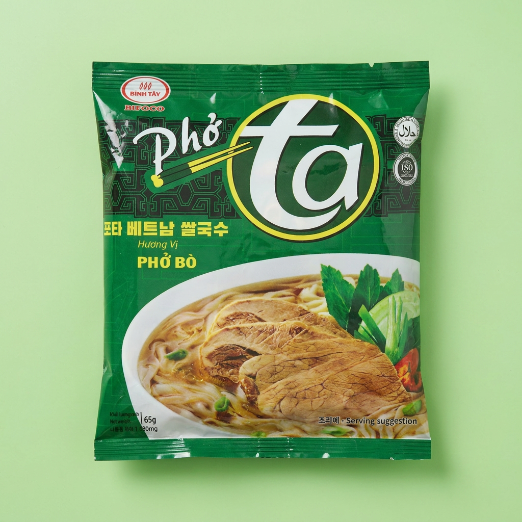 빈타이 포타 프리미엄 베트남 쌀국수 소고기 건면, 65g, 30개입, 1박스