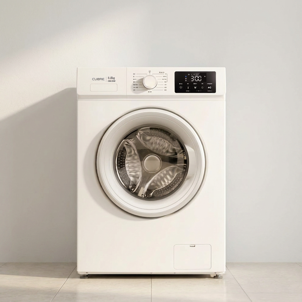 쿠오레 드럼세탁기, CWM-F90W, 방문설치, 8kg, 화이트, 1개